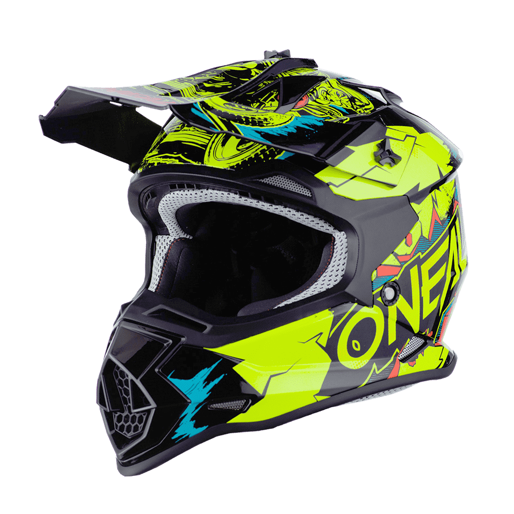 Oneal 2SRS Youth Helmet VILLAIN neon yellow L (53/54 cm)