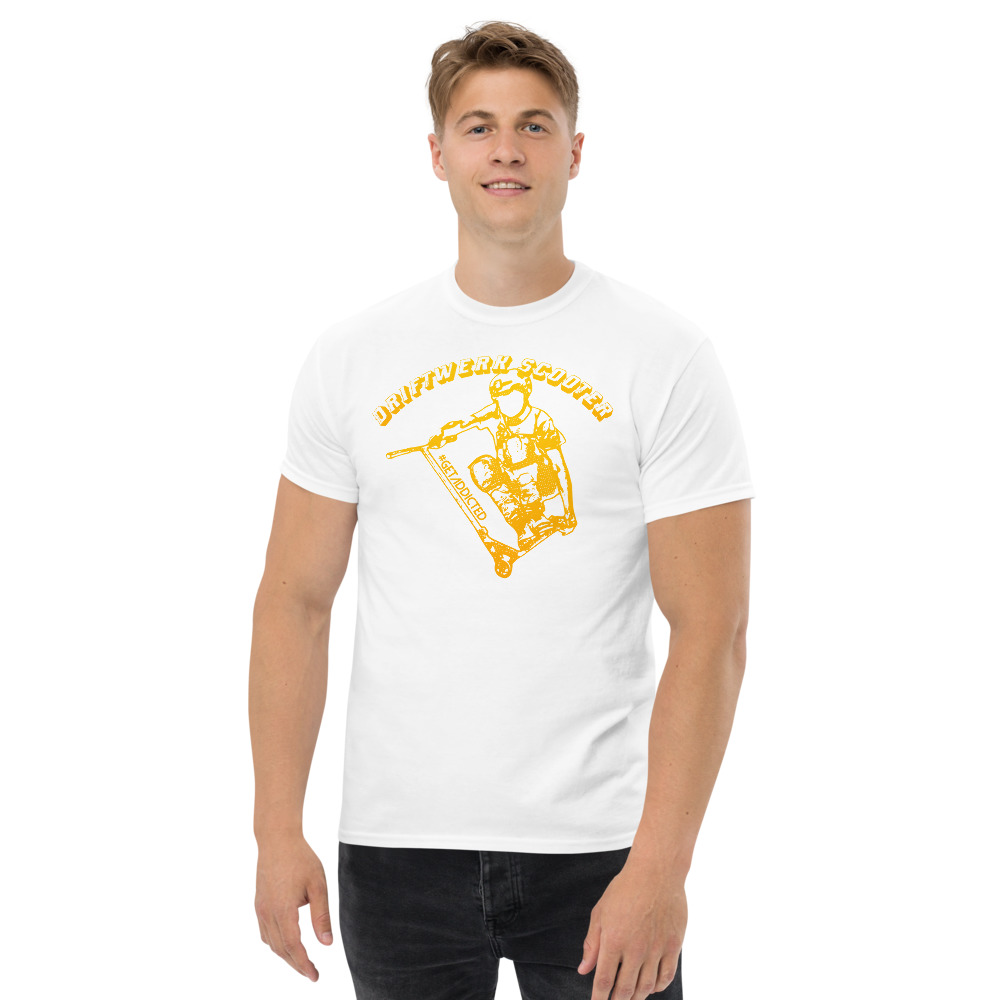 Driftwerk Scooter T-Shirt - White / 2XL