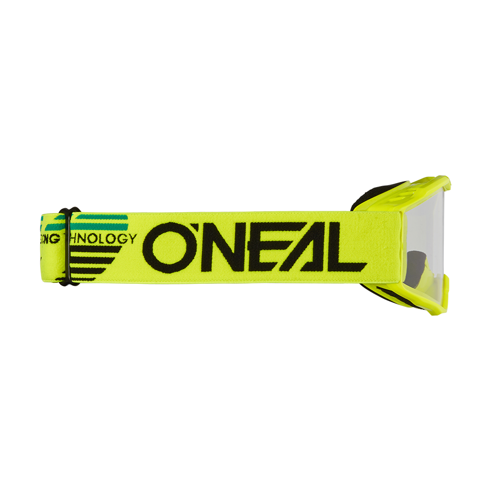 O'NEAL B-10 YOUTH GOGGLE SOLID NEON YELLOW - CLEAR