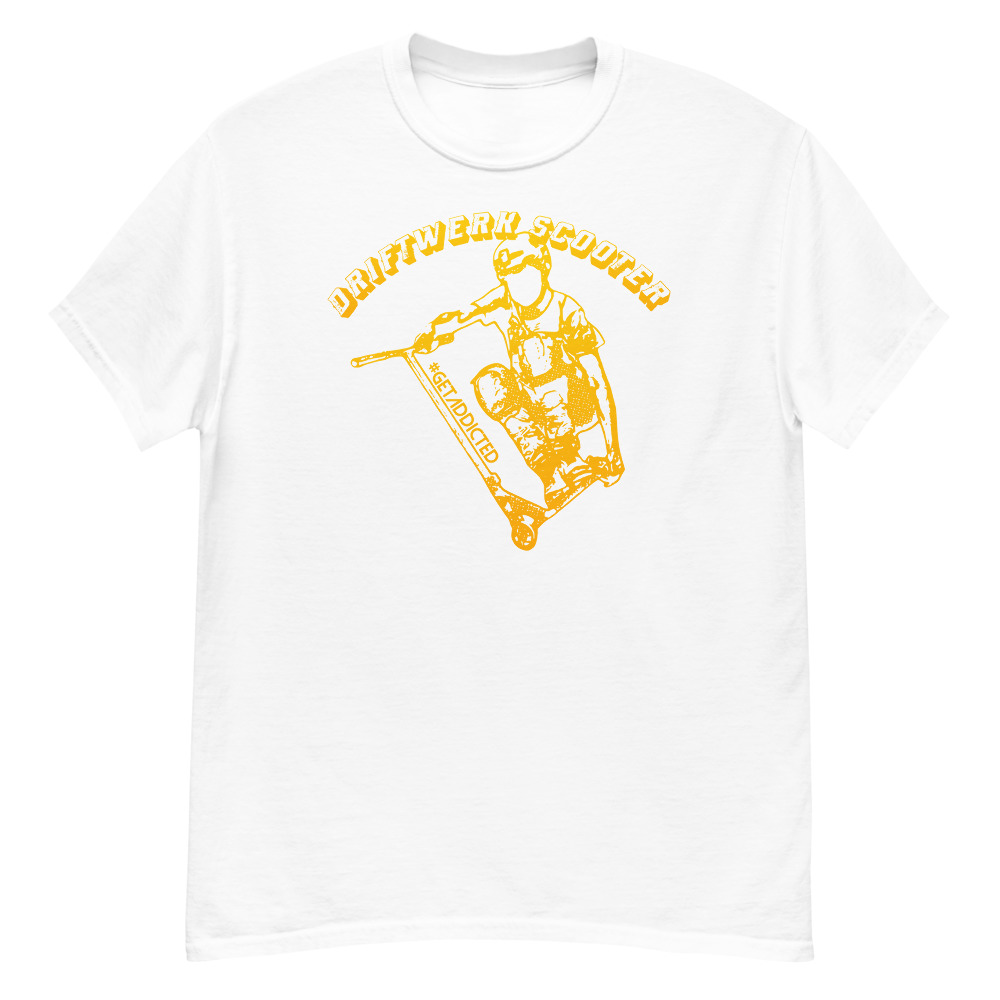 Driftwerk Scooter T-Shirt - White / 2XL