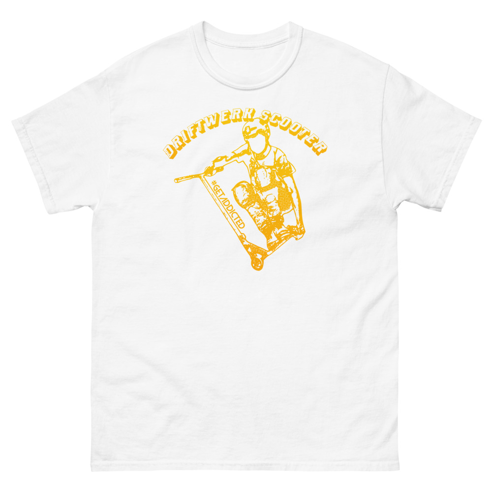 Driftwerk Scooter T-Shirt - White / 2XL
