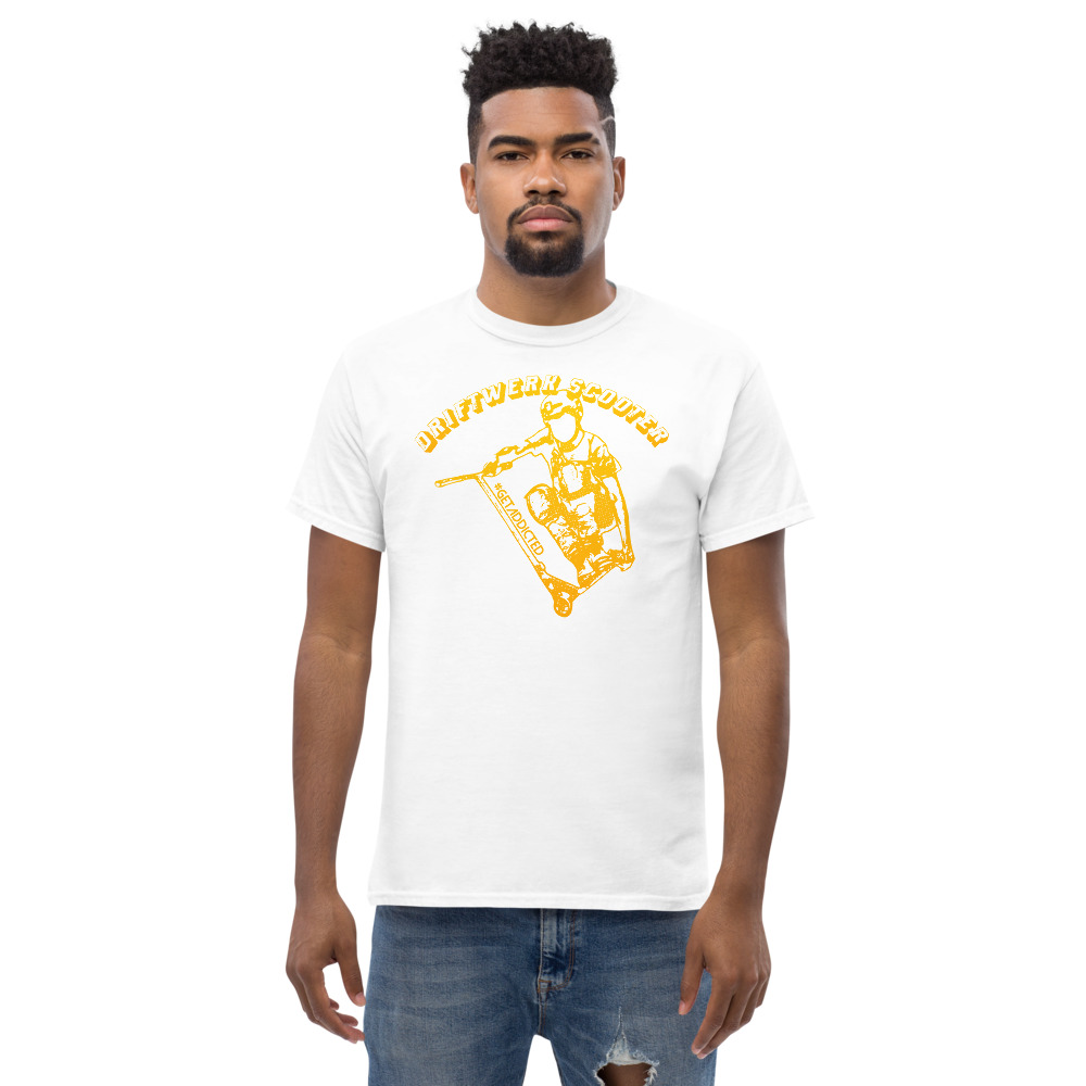 Driftwerk Scooter T-Shirt - White / 2XL