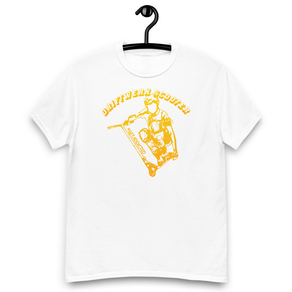 Driftwerk Scooter T-Shirt - White / 2XL